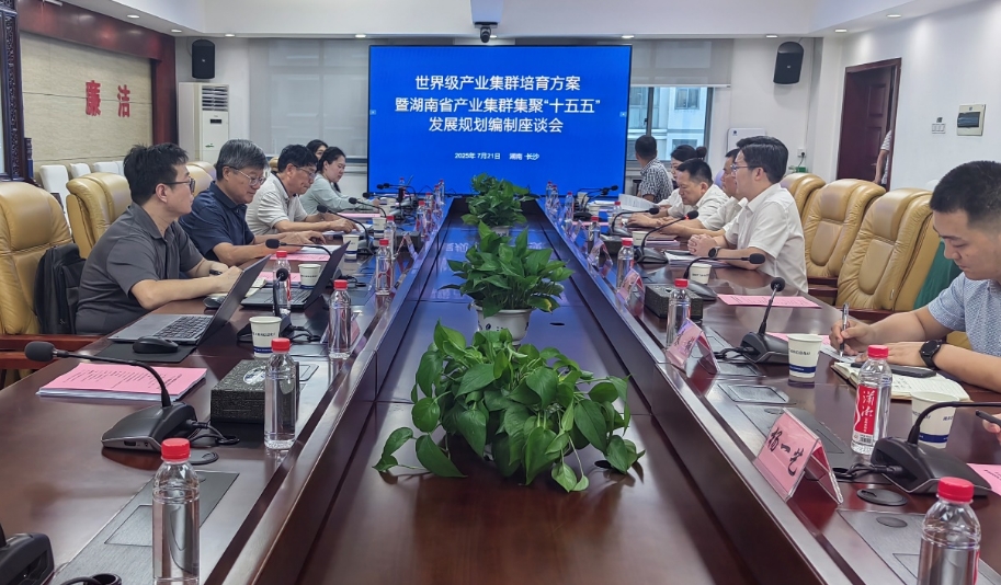 敢為人先促改革 匯智聚力建集群 —— 我院赴湖南工信廳匯報湖南省產業集群集